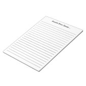 Angepasstes 11 x 8,5-Blatt-Geschenk für Lehrer Per Notizblock (angewinkelt)