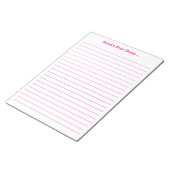 Angepasstes 11 x 8,5-Blatt-Geschenk für Lehrer Per Notizblock (angewinkelt)