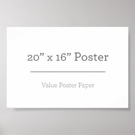 Angepasstes 20 x 16 Poster