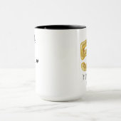 Angepasstes 50-jähriges Geschenk für Eltern, Gebur Tasse (Zentrum)