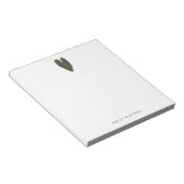 Angepasstes Anthurium-Notepad Notizblock (angewinkelt)