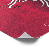 Angepasstes arabisches Kalligrafieplakat Poster (Ecke)