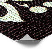 Angepasstes arabisches Kalligrafieplakat Poster (Ecke)