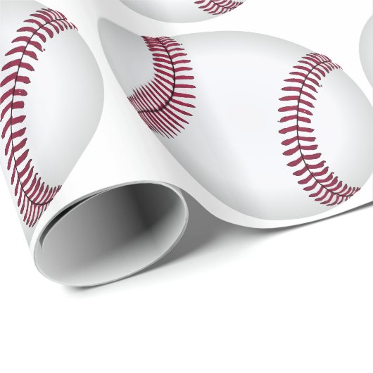 Angepasstes Baseball-Geschenkpapier Geschenkpapier (Rolleneckpunkt)