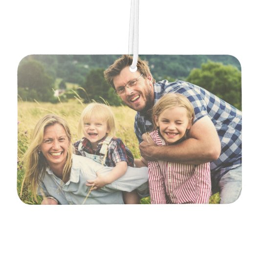 Angepasstes beidseitiges Foto Einzigartiges Fahrze Autolufterfrischer (Rückseite)