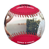 Angepasstes Best Valentine Jeden Valentinstag Baseball (Vorderseite)