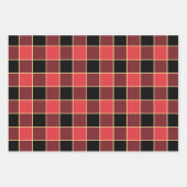 Angepasstes Buffalo-Karo-Muster für benutzerdefini Geschenkpapier Set (Vorderseite 3)