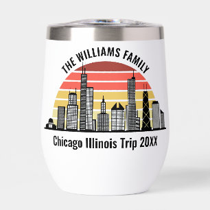 Angepasstes Chicago-Sonnenuntergangs-Reise-Souveni