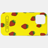 Angepasstes Erdbeergelb Case-Mate iPhone Hülle (Rückseite (Horizontal))