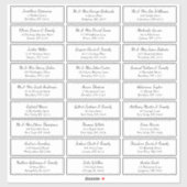 Angepasstes Etikett für die Black Border Address (Blatt)