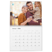 Angepasstes familiäres Foto Kalender (Jan 2026)