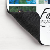 Angepasstes Familienskriptorat für Collage Keepake Mousepad (Ecke)