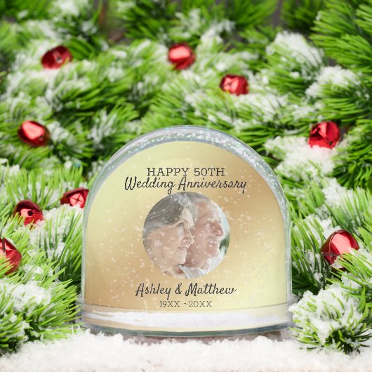 Angepasstes Foto 50 Jahre Schneekugeln (Weihnachten)