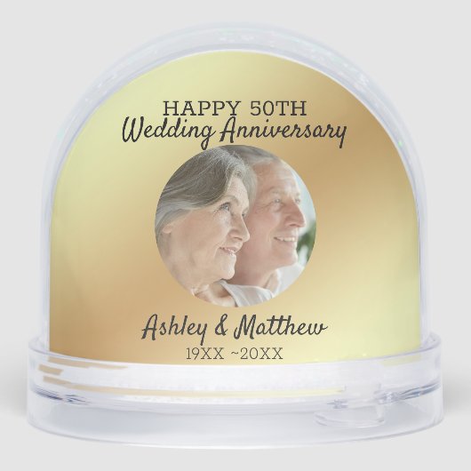 Angepasstes Foto 50 Jahre Schneekugeln (Rückseite)