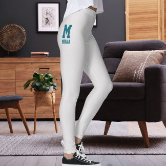 Angepasstes Frohe Weihnachten Frost Silber Gedämpf Leggings