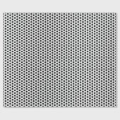 Angepasstes Fußball-Ballmuster Schwarz-weiß Geschenkpapier (Flach)