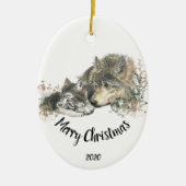 Angepasstes Gekümmert Tier Keramikornament (Vorne)