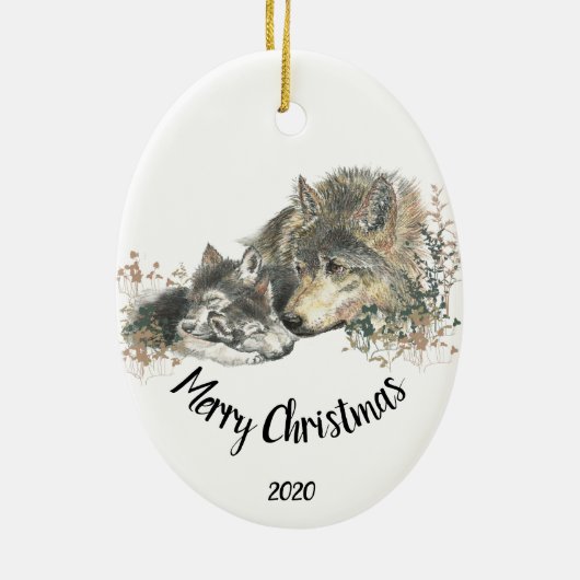 Angepasstes Gekümmert Tier Keramikornament (Hinten)