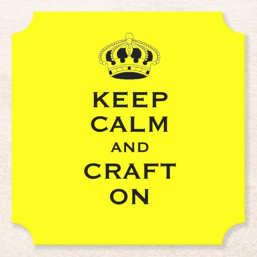 Angepasstes Gelbes Behalten Beruhigungsmittel (Ihr Untersetzer (Vorderseite)