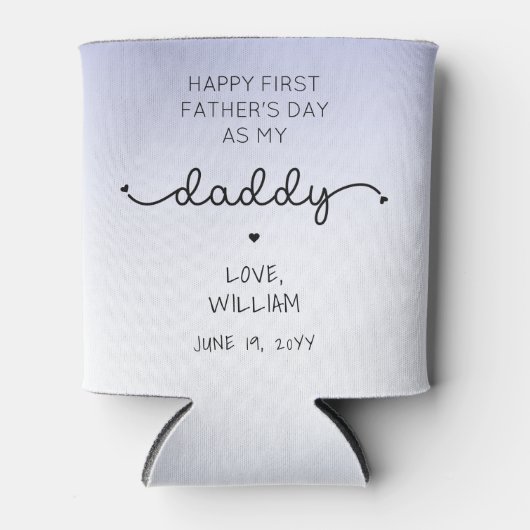 Angepasstes Geschenk des ersten Vaters NeuDaddy Ke Dosenkühler (Vorderseite)
