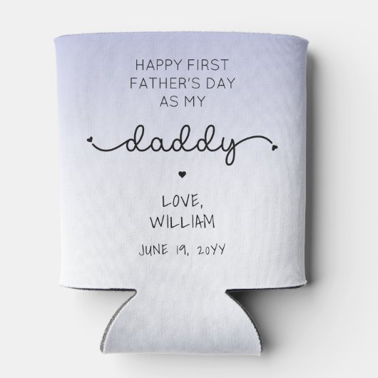 Angepasstes Geschenk des ersten Vaters NeuDaddy Ke Dosenkühler (Rückseite)