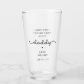 Angepasstes Geschenk des ersten Vaters NeuDaddy Ke Glas (Vorderseite)