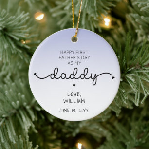 Angepasstes Geschenk des ersten Vaters NeuDaddy Ke Keramik Ornament