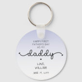 Angepasstes Geschenk des ersten Vaters NeuDaddy Ke Schlüsselanhänger (Vorderseite)
