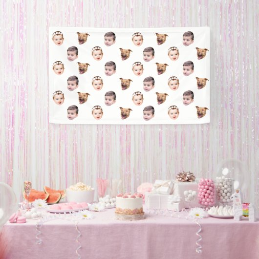 Angepasstes Gesicht, einzigartiges Familiengeschen Banner (Party)