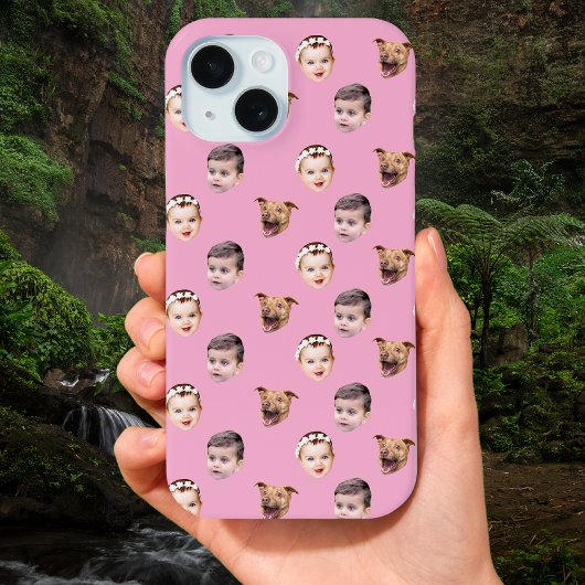 Angepasstes Gesicht, einzigartiges Familiengeschen Case-Mate iPhone Hülle