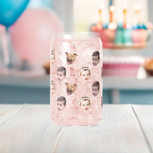 Angepasstes Gesicht, einzigartiges Familiengeschen Dosenglas