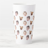 Angepasstes Gesicht, einzigartiges Familiengeschen Milchtasse (Vorderseite)