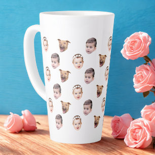 Angepasstes Gesicht, einzigartiges Familiengeschen Milchtasse