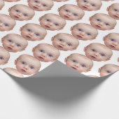 Angepasstes Gesicht Geschenkpapier (Ecke)