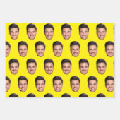 Angepasstes Gesicht Geschenkpapier Set (Vorderseite 3)
