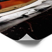 Angepasstes Gesicht in Lochasterplakat Poster (Ecke)