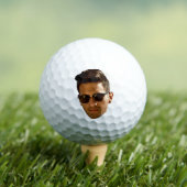 Angepasstes Gesicht New Dad Personalisiert Golfball (Insitu T-Shirt)
