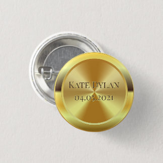 Angepasstes gestuftes Gold Button