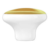 Angepasstes gestuftes Gold Keramikknauf (Seitenansicht)