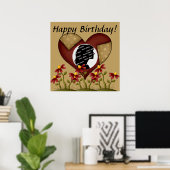 Angepasstes Heart Birthday Poster (Heimbüro)