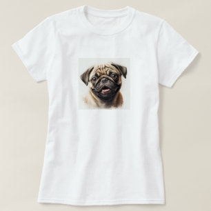 Angepasstes Herz gehört zum Foto für Hunde mit län T-Shirt