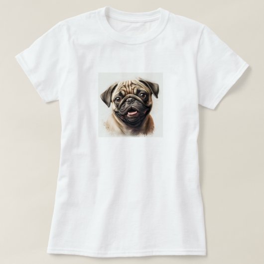 Angepasstes Herz gehört zum Foto für Hunde mit län T-Shirt (Design vorne)