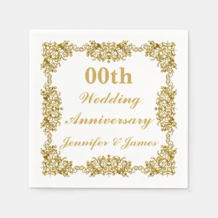 Angepasstes Hochzeitstag Serviette