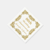 Angepasstes Hochzeitstag Serviette (Ecke)