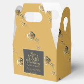 Angepasstes Hochzeitstil Ochre & Rose Dark Label Geschenkschachtel (Geöffnet)