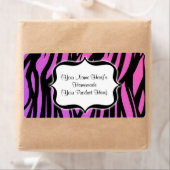 Angepasstes Hot-Zebra-Label (Insitu)