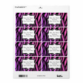 Angepasstes Hot-Zebra-Label (Vorne)