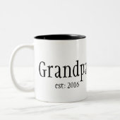 Angepasstes Jahr Zweifarbige Tasse (Links)