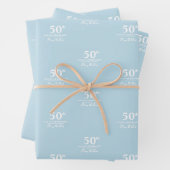 Angepasstes Jubiläum modern und minimalistisch Geschenkpapier Set (Beispiel)