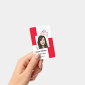 Angepasstes, modernes Corporate Mitarbeiter-ID-Abz Ausweis (Handheld)